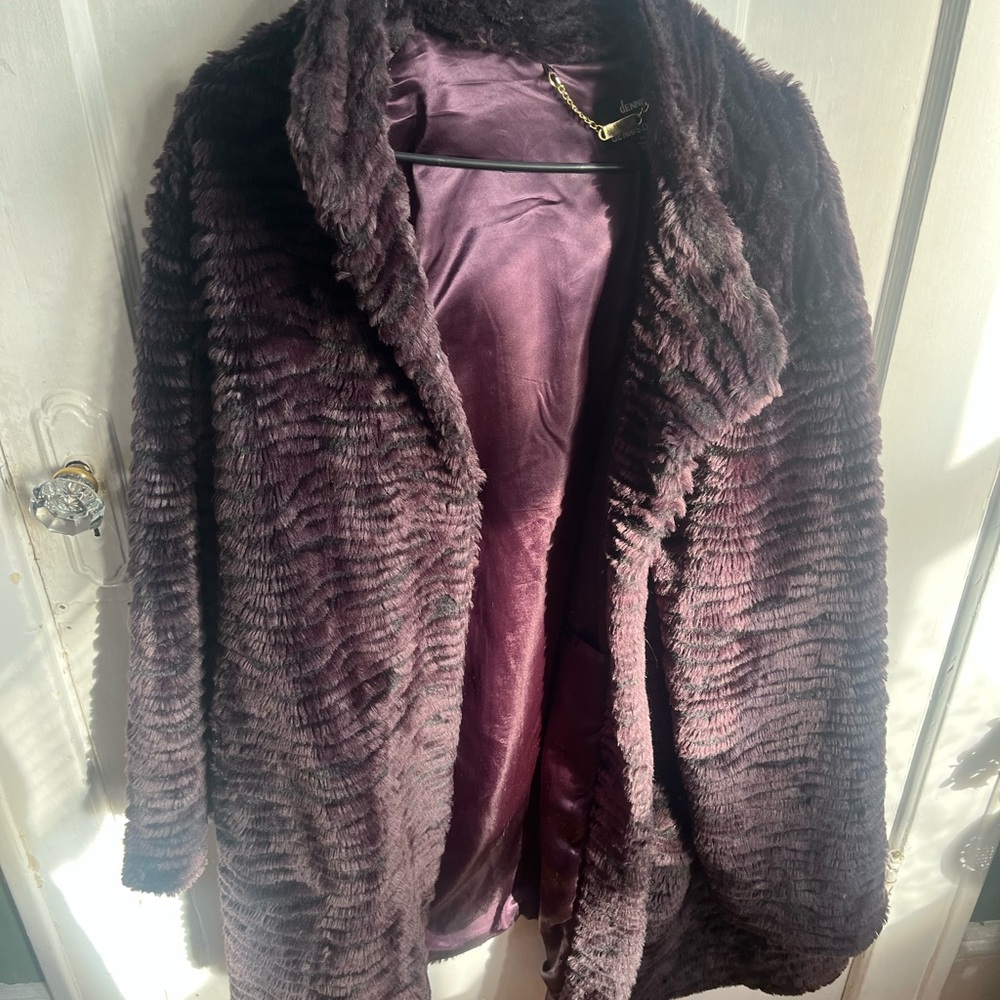 Dennis Basso Deep Purple Teddy Jacket